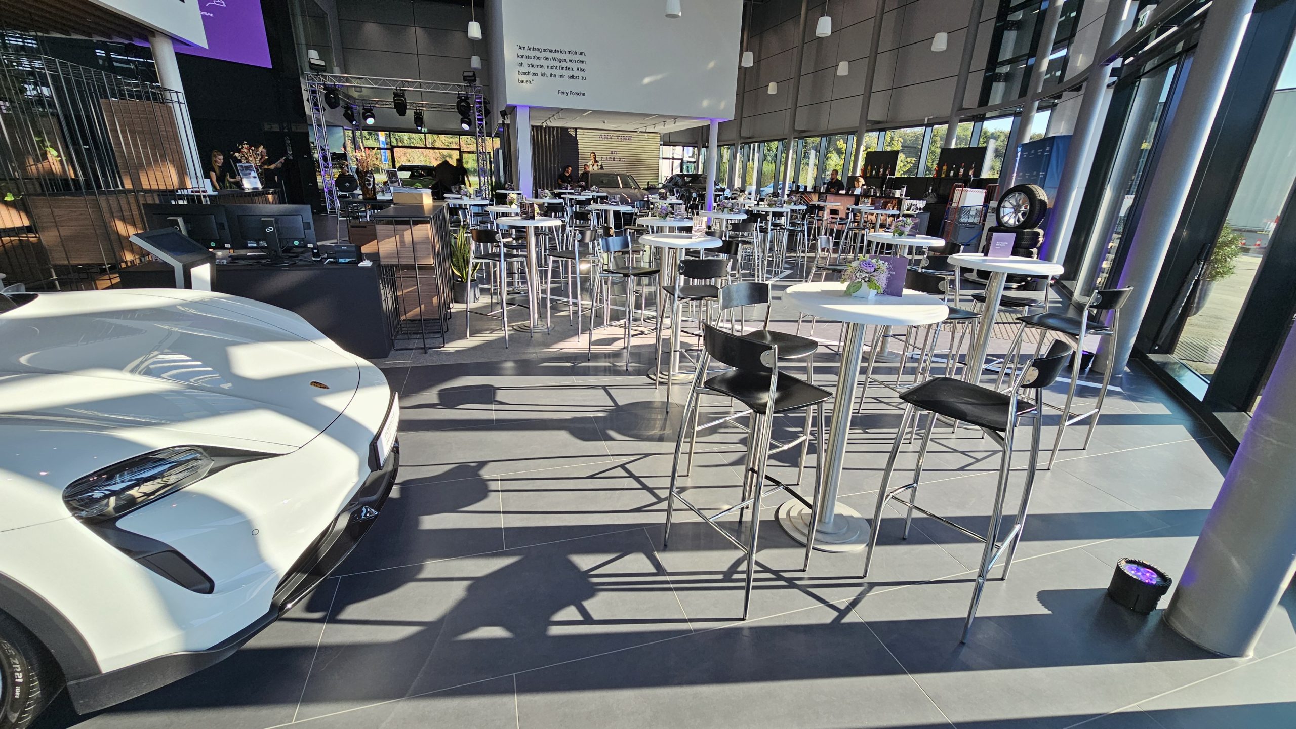 Barhocker "FLEX", Holz/Chrom, mit Lehne, schwarz – Bild 3