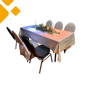 Tischdecke "PHIL" 2,40m x 1,40m, weiß