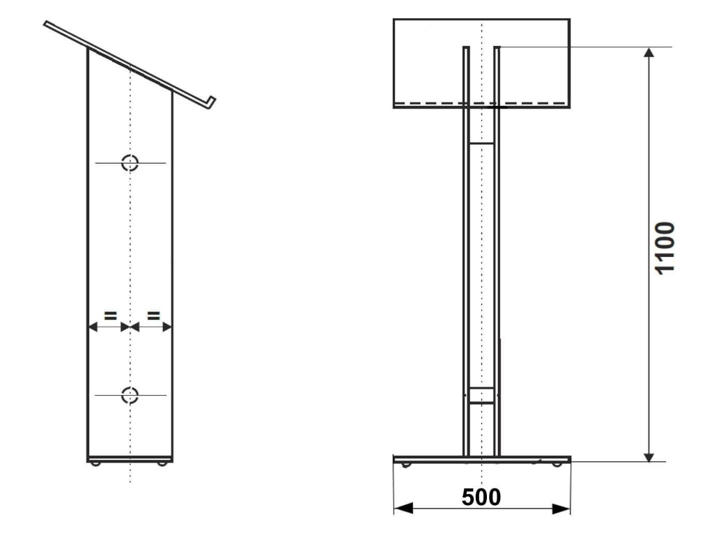 Rednerpult Acrylglas – Bild 3