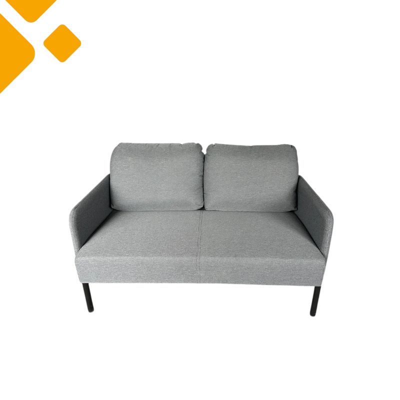 Lounge Couch "KNUT", schwarz, 2-Sitzer